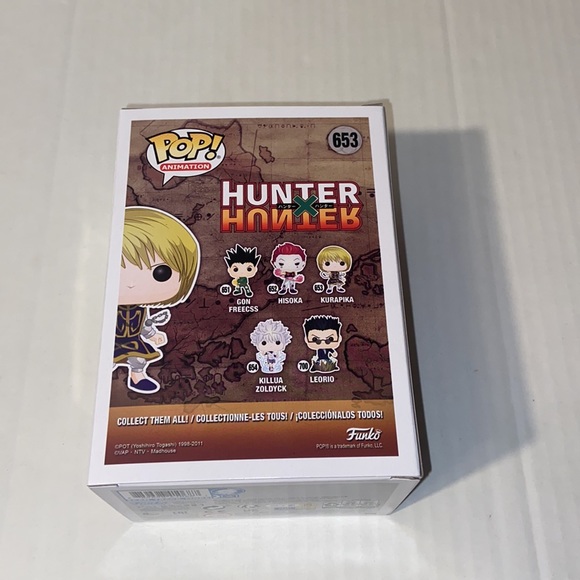 Funko Pop Hunter X Hunter Kurapika Pop Figure Number 653 - Picture 3 of 6